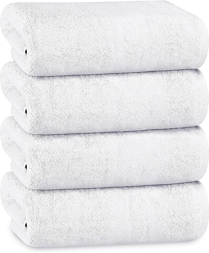 Multi-Pack Hotel Bath Sheets 500gsm Super Absorbent Quick Dry Soft Cotton