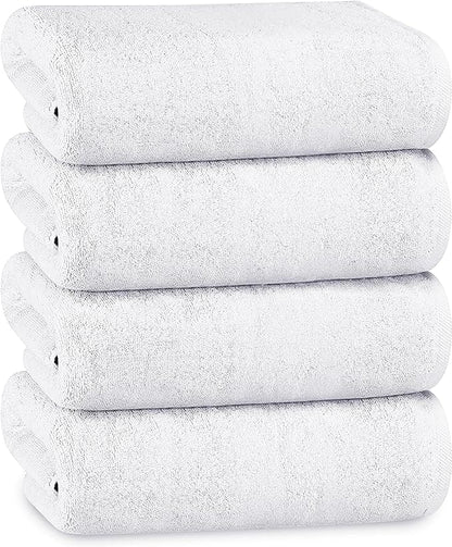 Multi-Pack Hotel Bath Sheets 500gsm Super Absorbent Quick Dry Soft Cotton