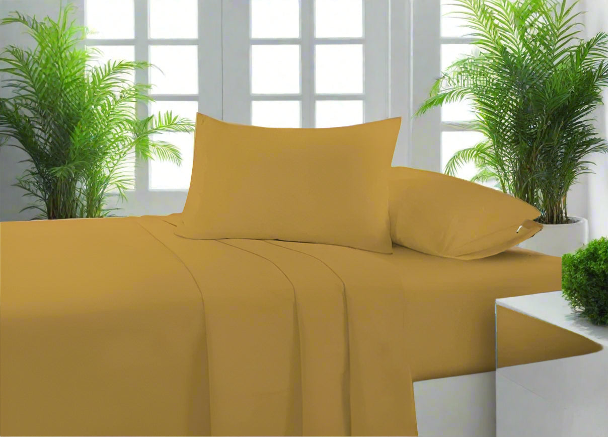 Easy Care Plain Percale Flat Sheet 22 Colours