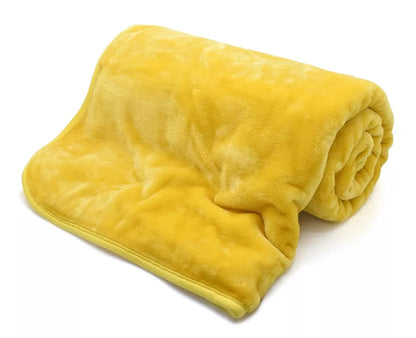 Faux Fur Fleece Throw Blanket 3 Sizes