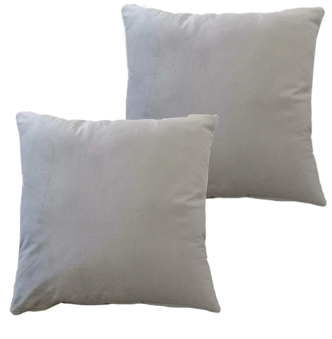 Pack of 2 Ultra-Soft Matte Velvet Cushion Covers 17x17 Inch