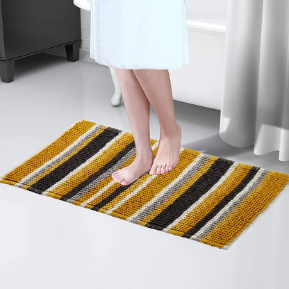 Padstow Super Soft Absorbent Stripe Bathmat