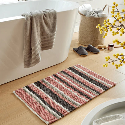 Padstow Super Soft Absorbent Stripe Bathmat