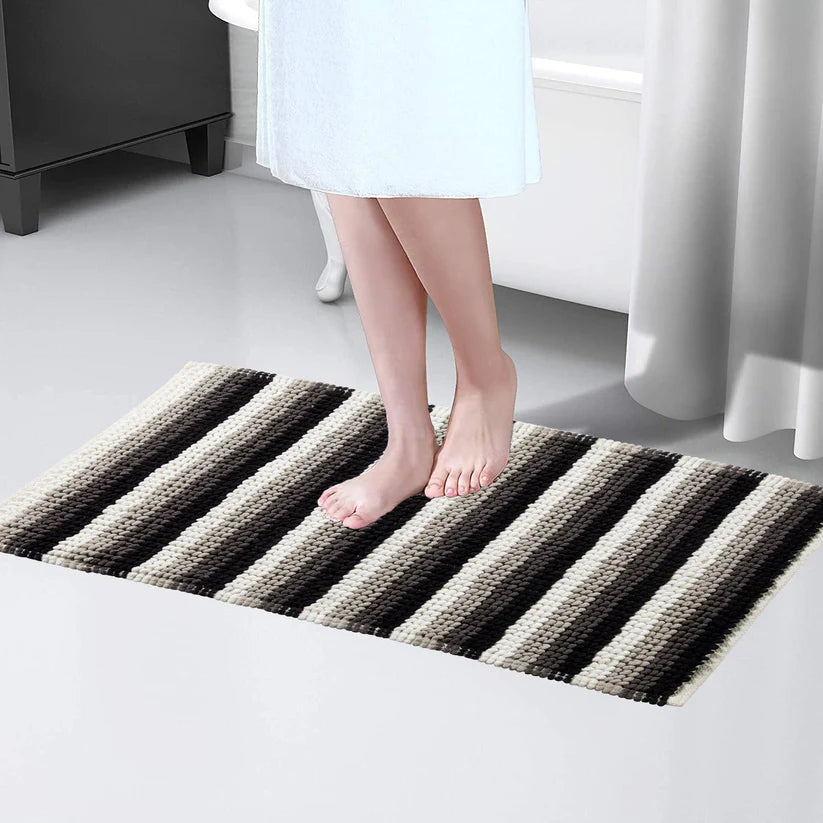 Padstow Super Soft Absorbent Stripe Bathmat