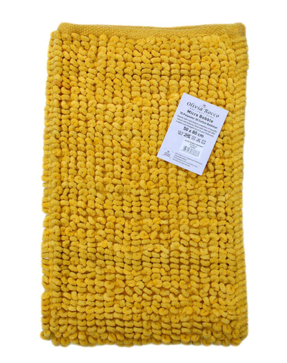 Pebbles Micro Bobble Eco-Friendly Pure Indian Cotton Hand-Woven Bath Mat
