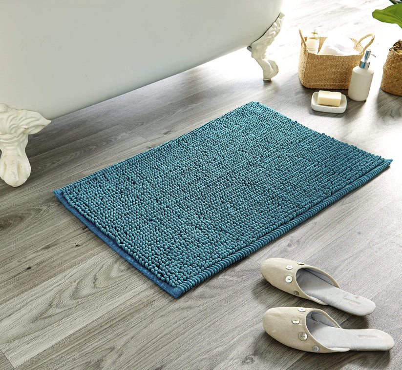 Pebbles Micro Bobble Eco-Friendly Pure Indian Cotton Hand-Woven Bath Mat