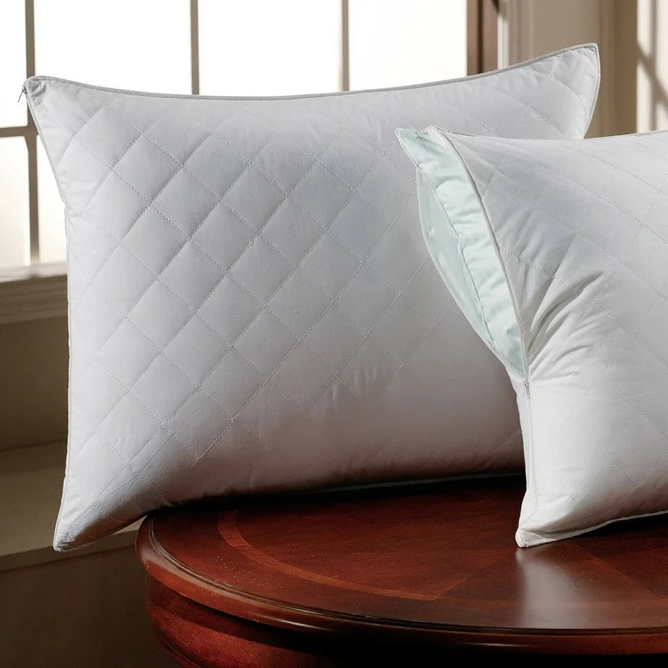 Quilted Pillow Protector Pair Pillows Covers