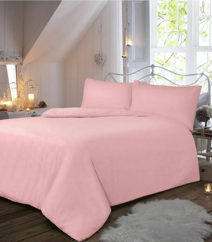Flannelette 100% Brushed Cotton Duvet Quilt Cover Set All Sizes