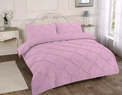 Alexander Pintuck Duvet Cover with Pillow Case Bedding Set