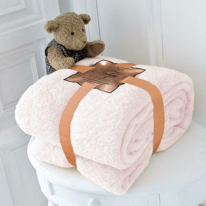 Teddy Throw 2 Sizes 14 Colours