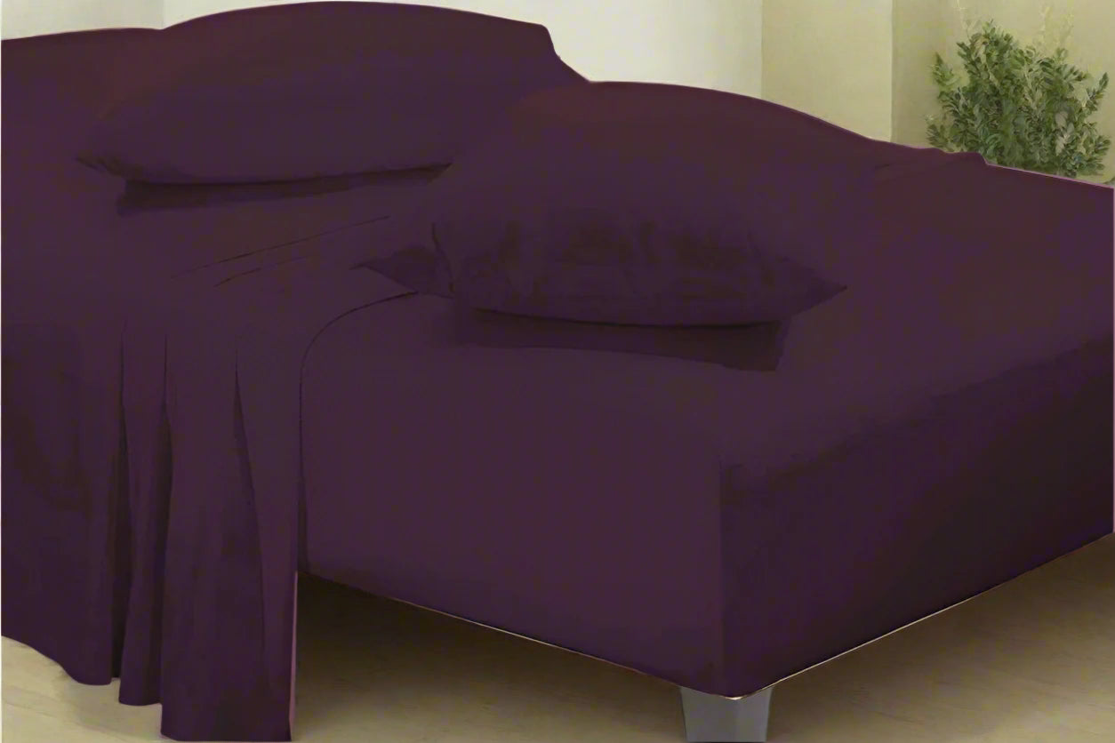 Easy Care Plain Percale Sheet Set 22 Colours