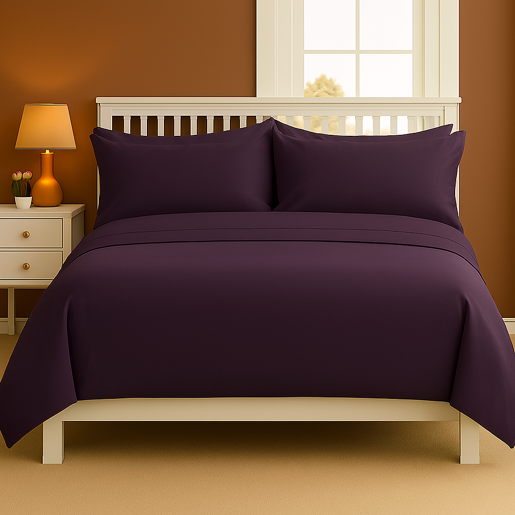 Luxury Percale 180 Thread Count Duvet Set 14 Colours
