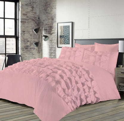 Priscilla Duvet Cover Set Frill All Sizes 3 Colours