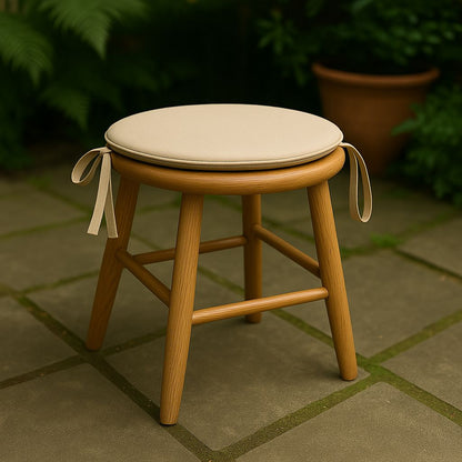 Pack of 4 Waterproof Round Chair Pads Office Garden Chair - Indoor ,Outdoor