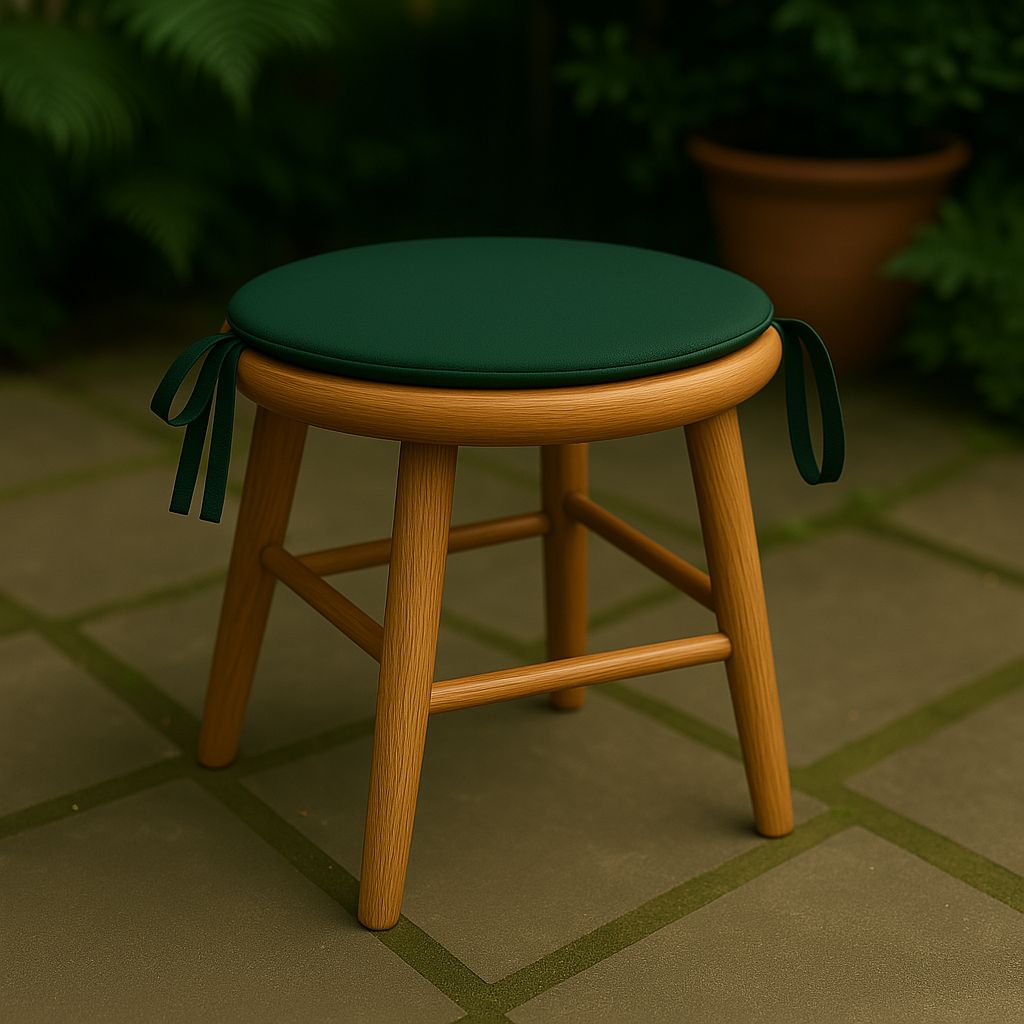 Pack of 4 Waterproof Round Chair Pads Office Garden Chair - Indoor ,Outdoor