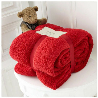 Teddy Throw 2 Sizes 14 Colours