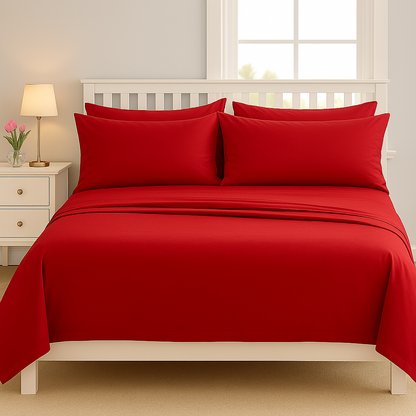 Luxury Percale 180 Thread Count Duvet Set 14 Colours
