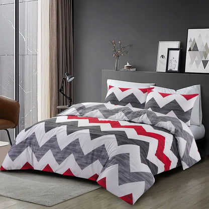 Reversible Multi Duvet Set Single Double King Size