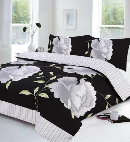 Rosaleen Duvet Cover Set Floral Reversible Bedding Set With Pillow Case All Size