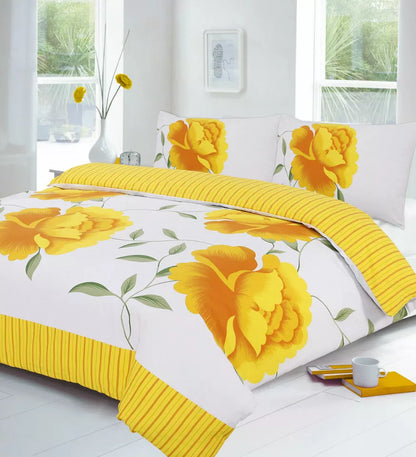 Rosaleen Duvet Cover Set Floral Reversible Bedding Set With Pillow Case All Size