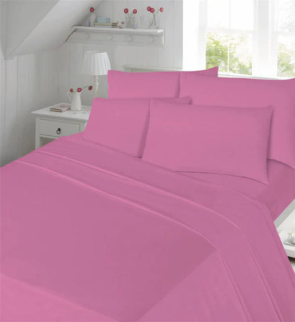 Luxury Percale Fitted Sheet Extra Deep (40cm) Non Iron 180 Thread Count Percale