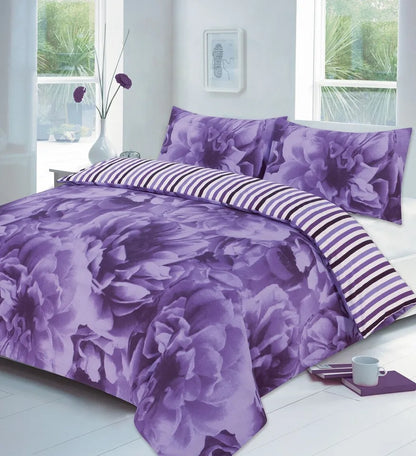 Reversible Multi Duvet Set Single Double King Size