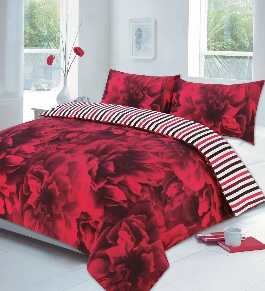 Reversible Multi Duvet Set Single Double King Size