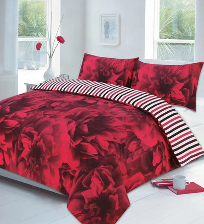 Reversible Multi Duvet Set Single Double King Size