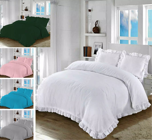 Santiago Frill Duvet Cover Set 5 Colours