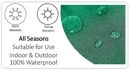 Safari Outdoor Waterproof Cushions 43x43cm Premium Comfort Durable Hollow-Fibre Filled Water-Resistant Stylish Decor for Patio Garden Beach Travel