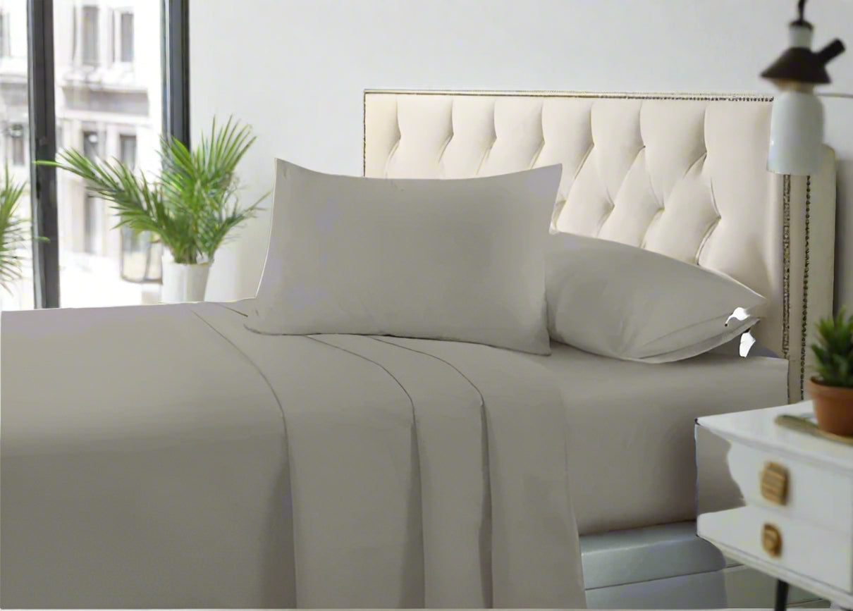 Easy Care Plain Percale Flat Sheet 22 Colours