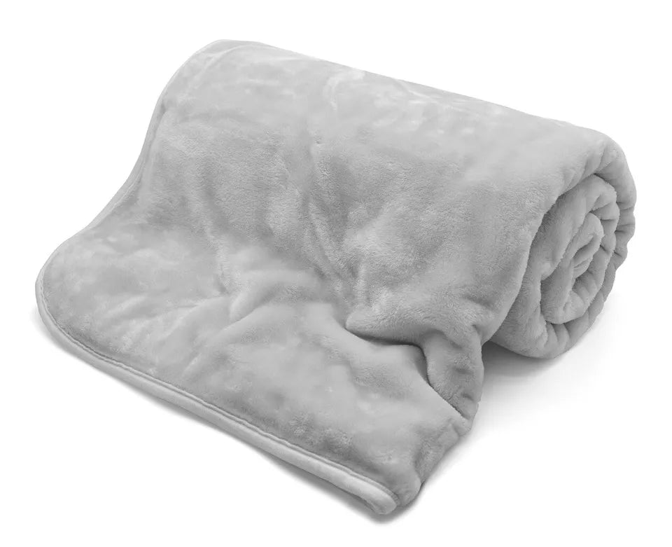 Faux Fur Fleece Throw Blanket 3 Sizes