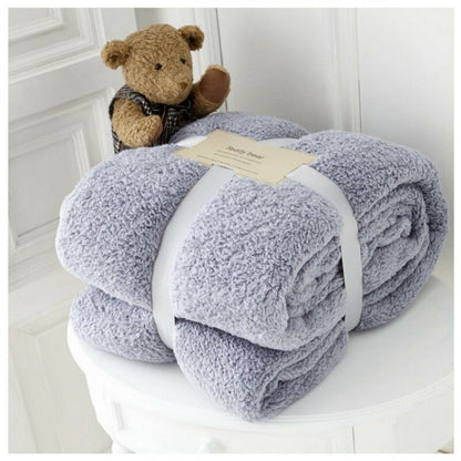 Teddy Throw 2 Sizes 14 Colours