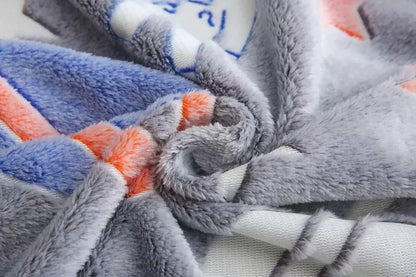 Glow In The Dark Throw Space Fleece Kids Fluffy Cosy Bedroom Spaceships Blanket