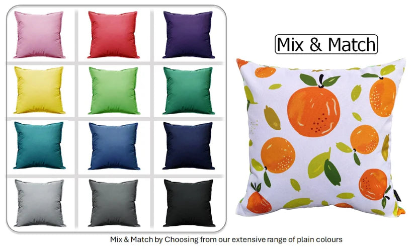 Summer Fruit Design Waterproof Outdoor Cushion