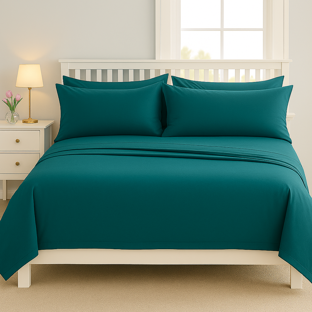 Luxury Percale 180 Thread Count Duvet Set 14 Colours