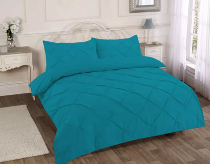 Alexander Pintuck Duvet Cover with Pillow Case Bedding Set