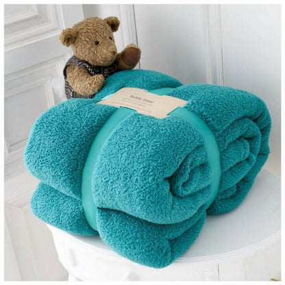 Teddy Throw 2 Sizes 14 Colours