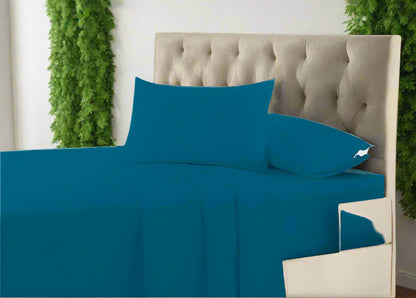 Easy Care Plain Percale Flat Sheet 22 Colours