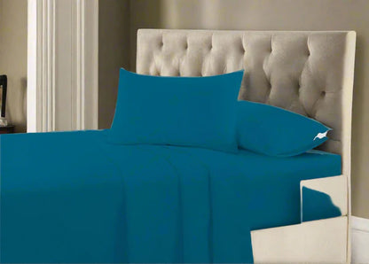 Easy Care Plain Percale Flat Sheet 22 Colours
