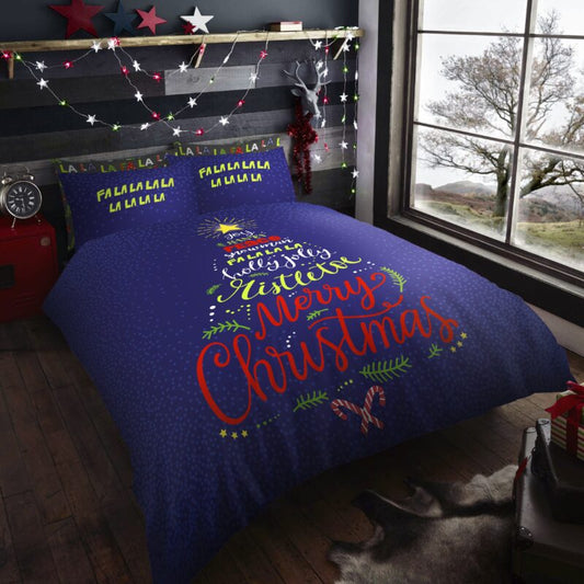 XMAS DUVET COVER TREE WISHES
