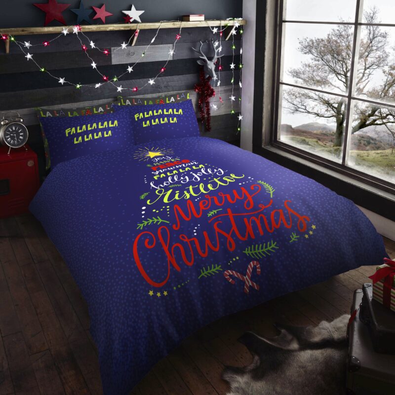 XMAS DUVET COVER TREE WISHES