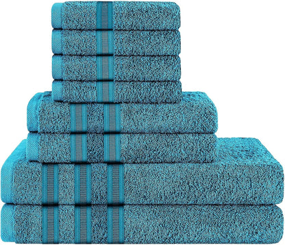Ritz Viscose Stripe Super Soft Cotton Luxury Absorbent Towels, Jumbo Bath Sheet Packs & Towel Bale Sets