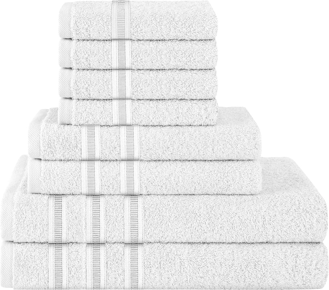 Ritz Viscose Stripe Super Soft Cotton Luxury Absorbent Towels, Jumbo Bath Sheet Packs & Towel Bale Sets