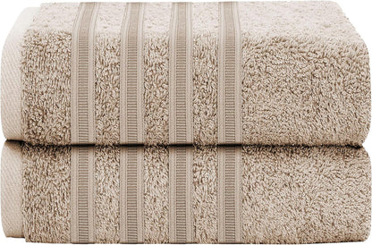 Ritz Viscose Stripe Super Soft Cotton Luxury Absorbent Towels, Jumbo Bath Sheet Packs & Towel Bale Sets