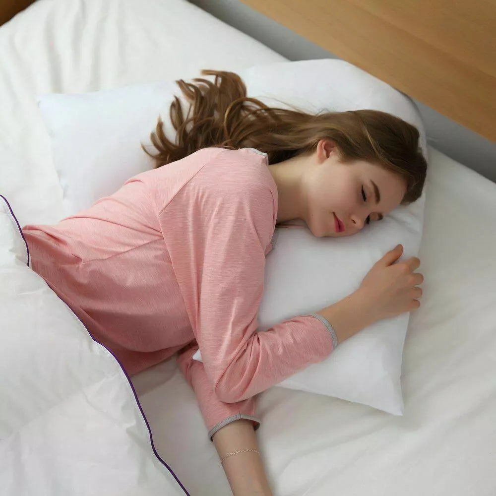V Shape Soft Like Down Pillow Incl Zip Carry Case