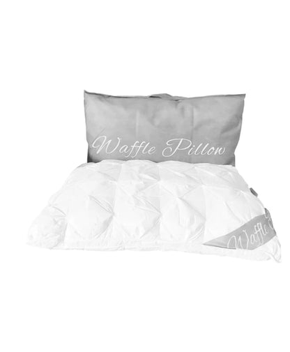Luxury Waffle Pillow Includes Carry Case