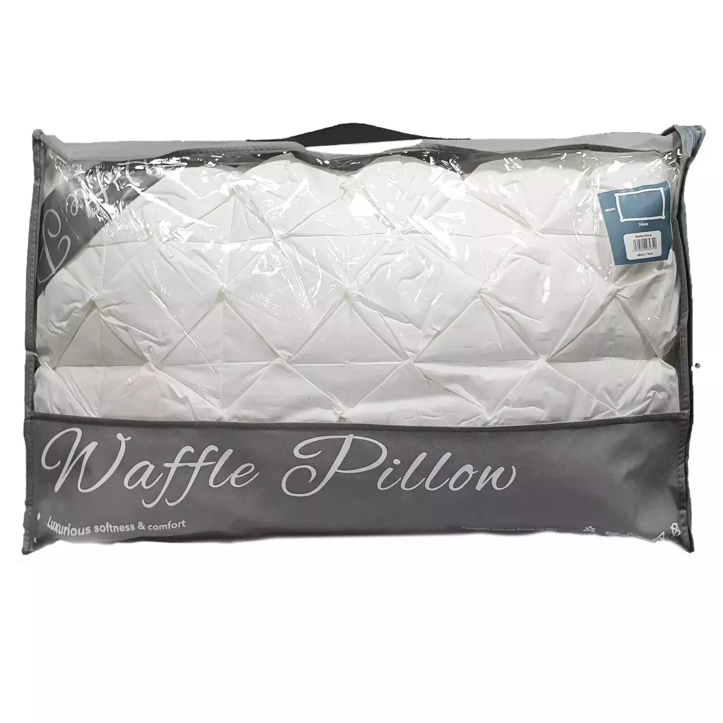 Luxury Waffle Pillow Includes Carry Case