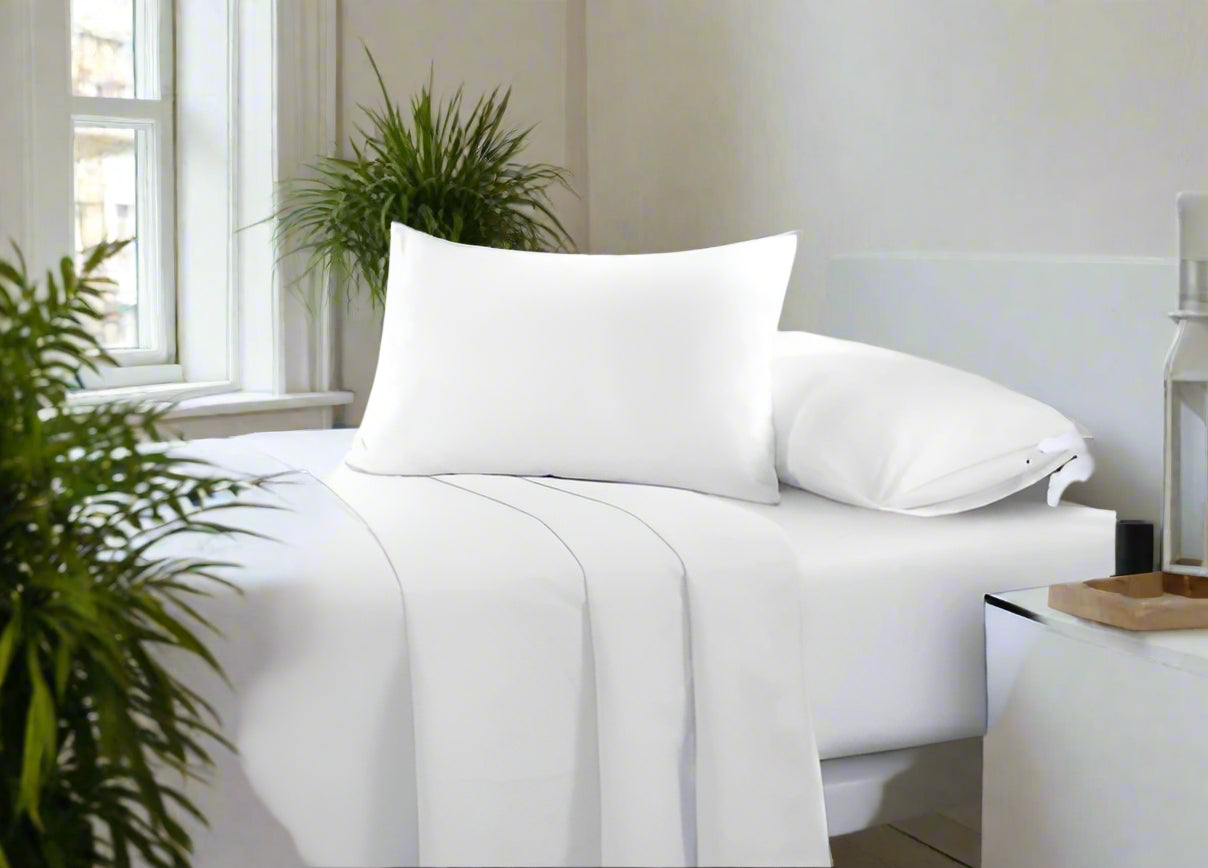 Easy Care Plain Percale Flat Sheet 22 Colours