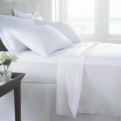 400 Thread Count Egyptian Cotton Sateen Fitted Sheet 40cm Extra Deep